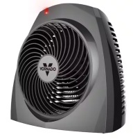 Vornado VH200 1500-Watt Electric Portable Space Heater, Whole Room Vortex Heat Circulation, Charcoal