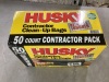 Husky 42 Gal. Heavy-Duty Contractor Clean-Up Bags with 20% PCR (50-Count) - 2