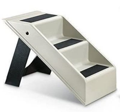Etna Plastic Portable Folding Pet Steps, 26" x 4.5" x 12" - Appears New 