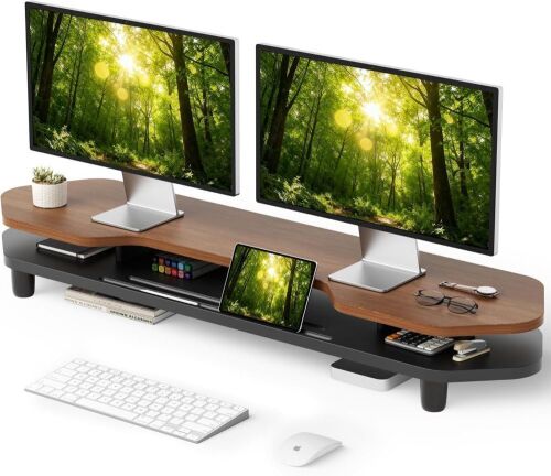 39.4 Inch Dual Monitor Stand Riser