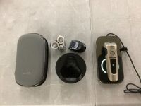 Philips Norelco S9000 Prestige Electric Shaver w/Qi Wireless Charging & Quick Clean Pod for Dry/Wet Use