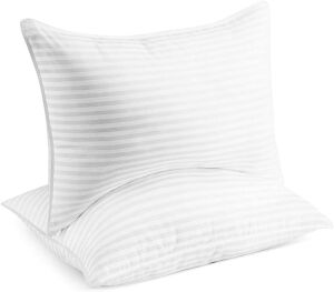 Beckham Hotel Collection Gel Pillow (2-Pack) - Luxury Plush Gel Pillow - Dust Mite Resistant & Hypoallergenic - Queen - NEW