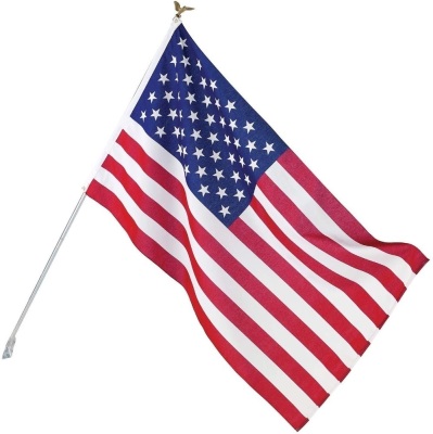Valley Forge Poly-Cotton American Flag Kit, 3' x 5' - Appears New 