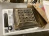 26lb Steel Square Patio Umbrella Base Stand, Basketweave Pattern - 2