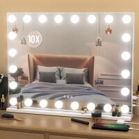 Vanity Mirror with Lights, 32" x 24"