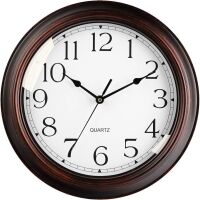 16 Inch Wall Clock Battery Operated Silent Non-Ticking