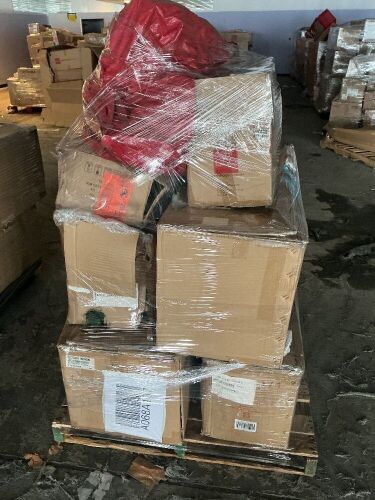 SALVAGE PALLET-SOME ITEMS MAY BE INCOMPLETE OR DAMAGED