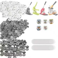 Vevor 1 in. Button Badge Parts Supplies for Button Maker Machine 500 Sets