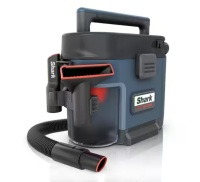 Shark MessMaster Portable 1 Gal. 7-Peak HP Corded Wet/Dry Vacuum with Self-Rinsing and AnyBag Technology in Navy