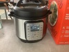 Instant Pot 3 qt. Stainless Steel/Black Duo Plus Mini Electric Multi-Use Pressure Cooker - 2