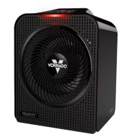 Vornado Forced Air Velocity 5 Whole Room 1500-Watt 5118 BTU Electric Space Fan Electric Heater Furnace, Black