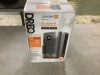 Dreo 1500W 10 in. Compact Ceramic Convection Electric Space Heater w/Remote 70&deg; Osc 3-Heat Levels in Silver - 2