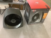 Vornado VH200 1500-Watt Electric Portable Space Heater, Whole Room Vortex Heat Circulation, Charcoal
