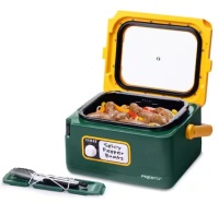 Presto GameDay 8-Quart Nomad Traveling Slow Cooker Green-Yellow