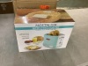 Nostalgia Retro 900 W 2-Slice Aqua Wide Slot Bagel Toaster - 2