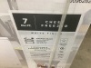 Vissani 7.0 cu. ft. Manual Defrost Chest Freezer with LED Light in White, Garage Ready - Dent on Bottom Left Back Corner - 5