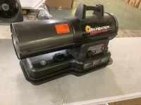 Mr. Heater Contractor Series 80,000 BTU Black Forced Air Kerosene/Diesel Outdoor Space Heater with Thermostat