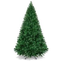 6' Artificial Green Christmas Tree, Unlit Pine Design w/Easy Assembly