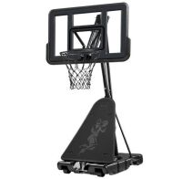 Adjustable 4.4-10ft Basketball Hoop, w/ Shatterproof Backboard, Ball Return