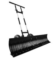 2-Wheel Snow Pusher w/ Adjustable Handle, Reflective Tape - 48in