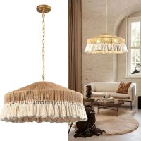 Large Woven 3-Lights Pendant Light