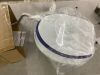 Padded Elevated Toilet Seat with Handles for Round Toilets - 4