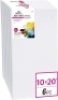 Phoenix White Cotton Stretched Artist Canvas, 10" x 20", 6 Pack - NEW