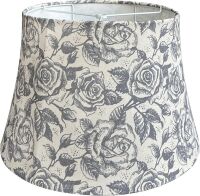 Printed Floral Lamp Shade, 12" x 16" x 11"