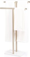 Free Standing Towel Rack, Satin Gold