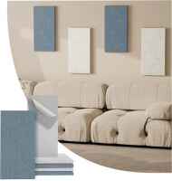 Fabric Acoustic Wall Panels, 24" x 12", 4 pc