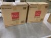 Lot of (2) 24" Pre-Lit Artificial Fir Christmas Wreath w/ LED Lights, Plug-In, PVC Tips - 2