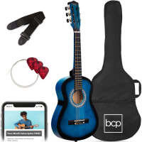 Kids Acoustic Guitar Beginner Starter Kit w/ Carrying Case - 30in
