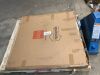 Round Tempered Glass Coffee Table w/ Steel Frame - 36in - 2