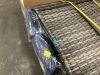 Gray Wicker Patio Sofa with 6 in. Thick Blue Cushions - 4