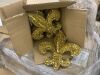 Pallet of (18) Cases of Gold Fleur de Lis Decorations, 9 per Case - 2