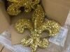 Pallet of (18) Cases of Gold Fleur de Lis Decorations, 9 per Case - 3