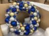 Pallet of (25) Cases of Hanukkah Metallic Bulb Wreath, 2 per Case - 3