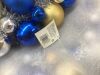 Pallet of (25) Cases of Hanukkah Metallic Bulb Wreath, 2 per Case - 5