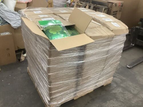 Pallet of (99) Cases of St. Patrick's Day Decorations, Each Case has 10 Banners & 10 Decorating Kits