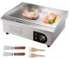 VEVOR 21 in. 1600 W Countertop Electric Flat Top Stainless Steel Teppanyaki Grill