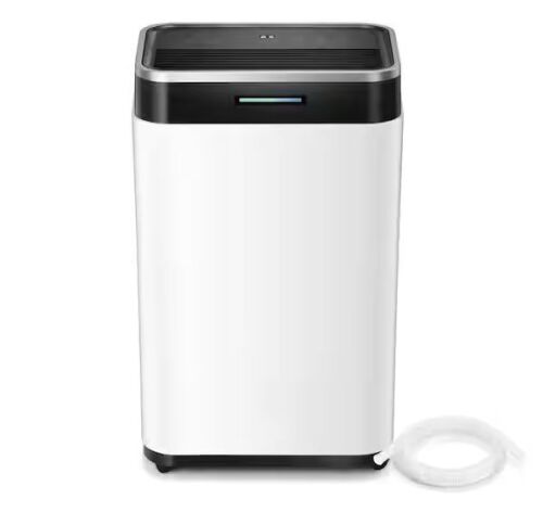 COWSAR 45 pt. 1,500 sq. ft. with Bucket 2-Speed Fan Dehumidifier in White