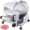 VEVOR Commercial Electric Deli Slicer 240 Watt 10 in. Carbon Steel Blade 350 to 400 RPM