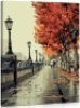 Wooden Framed Paint by Numbers Kit, Romantic Autumn Love - Appears New