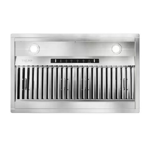 VIKIO 36 in. 900 CFM Convertible Insert Range Hood in Stainless Steel with LED, Washable Filters and Gesture Control