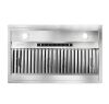 VIKIO 36 in. 900 CFM Convertible Insert Range Hood in Stainless Steel with LED, Washable Filters and Gesture Control
