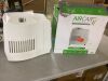 AIRCARE CONSOLE 3.6-Gal. Cool Mist Evaporative Whole House Humidifier for 3,600 sq. ft., White - Missing Wheels, Powers Up & Fan Blows NTF