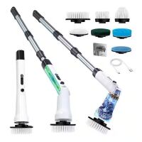 Cordless Electric Spin Scrubber with 7 Brush Heads