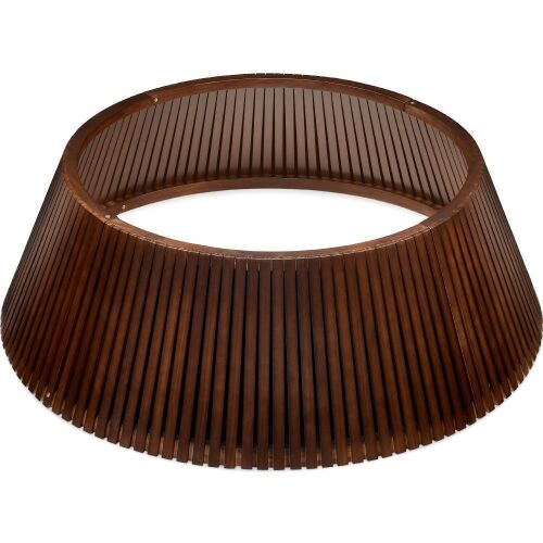 Christmas Tree Collar, Solid Wood Slatted Tree Accessory - 36in