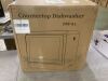 17 in. Portable Countertop Dishwasher in White with 6-Cycles, 4-Place Settings Capacity, and 40 dBA - 2