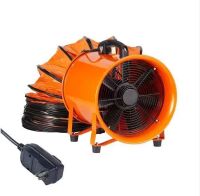 VEVOR Portable Ventilator 16 in. 2 Speeds Blower Fan in. Orange 1350-Watt Industrial Blower 5175CFM with 16.4 ft. Duct Hose